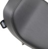 Low Plain Vinyl Solo Seat - Black