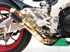 Black Center GP Race Slip On Exhaust - for 15-16 Aprilia RSV4 RR/RF