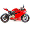 Black Center GP Slip On Exhaust - For Ducati Panigale