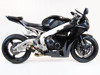 Black Center GP Slip On Exhaust - for 08-16 Honda CBR1000RR