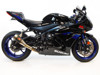 Black Center GP Slip On Exhaust - For 17-18 Suzuki GSXR1000 & R