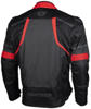 Hyper-Tec Armored Motorcycle Riding Jacket Red/Gunmetal Large