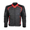 Hyper-Tec Armored Motorcycle Riding Jacket Red/Gunmetal Large