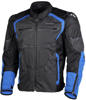 Hyper-Tec Armored Motorcycle Riding Jacket Blue/Gunmetal Medium