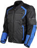 Hyper-Tec Armored Motorcycle Riding Jacket Blue/Gunmetal Medium