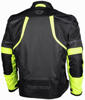 Hyper-Tec Armored Motorcycle Riding Jacket HiViz/Gunmetal Large