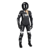 Men's Apex V1 RR Leather One-Piece Race Suit Black/White Large