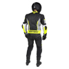 Men's Apex V1 RR Leather One-Piece Race Suit HiViz/Grey Medium