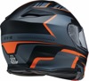 Z1R Solaris 2.0 Slater Modular Helmet XS Gray/Orange - Modular helmet with sun visor, XS, Gray/Orange