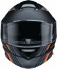 Z1R Solaris 2.0 Slater Modular Helmet Matte Gray/Orange S - Modular helmet with sun visor and vents