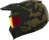 ICON Elsinore Magnacross Helmet Green S Unisex - Modular off-road helmet with MX Shield