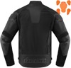 Contra 2 Stealth Leather Riding Jacket Black Medium