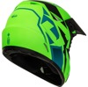 MX-46 Compound Helmet Matte Hi-Vis Green/Black/Blue 2X-Large