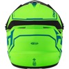 MX-46 Compound Helmet Matte Hi-Vis Green/Black/Blue 2X-Large