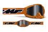 FMF PowerBomb Rocket Goggles Orange Mirror Lens - Mirrored off-road goggles with spare clear lens