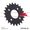 Steel Rear Sprocket - 22 Tooth 520 - For 89-06 LT80 Quadsport & KFX80