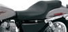 Pro Tour Plain 2-Up Seat Black Gel - For 04-20 Harley XL