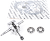 Complete Bottom End Rebuild Kit - For 01-03 Suzuki RM125