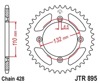 Steel Rear Sprocket - 46 Tooth 428 - For KTM 85/105 SX/XC & Husqv TC85