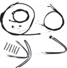 Extended Black Control Cable Kit - Sportsters w/ 16" Tall Apehangers - non-ABS