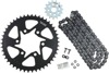 V3 Chain & Sprocket Kit Black SX Chain 520 15/46 Black Steel - For 17-21 Kawasaki Z650