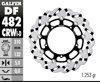 Superbike Wave Brake Rotor - Right Directional - Front Disc