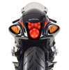 Transparent Smoke Tail Light Lens Kit - For Gen. 2 Suzuki Hayabusa