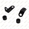 DRC Motorcycle Front Blinker Holders - Universal Fitment, for 8mm Bolts - Black