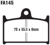 Standard Organic Brake Pads Front Set