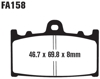 Standard Organic Brake Pads Front Set