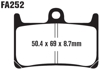 Standard Organic Brake Pads Front Set - Yamaha