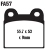 Standard Organic Brake Pads Front Set