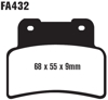 Standard Organic Brake Pads Front Set