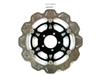 Front VEE Brake Rotors - Black - VEE Style Brake Rotor - Black Center Front Set