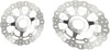 Polished Brake Rotor Front Set