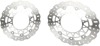 Polished Brake Rotor Front Set