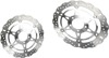 Polished Brake Rotor Front Set