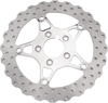 Polished Floating Brake Rotors - 5 Button Floating Brake Rotor - Polished Center Front Set