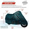 Dowco Guardian Weatherall Plus - EZ Zip Black Heavy Duty Motorcycle Cover - XXL