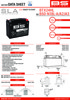 SLA Factory Activated AGM Maintenance Free Battery - Relaces YTX24HL