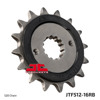 Front Steel Countershaft Sprocket w/ Rubber Damper - 16 Tooth 520