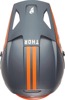 Thor Sector 2 Combat Helmet Matte Blue/Orange/Gray - S - MX helmet with matte blue/orange/gray finish