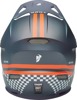 Thor Sector 2 Combat Helmet Matte Blue/Orange/Gray - S - MX helmet with matte blue/orange/gray finish