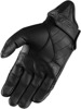 Pursuit Street Leather Motorcycle Gloves Black 4X-Large