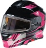 Z1R Solaris First Tracks Modular Snow Electric Helmet S Pink - Modular snow helmet with electric shield