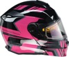 Z1R Solaris First Tracks Modular Snow Electric Helmet S Pink - Modular snow helmet with electric shield