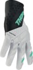 Thor Women's Spectrum Gloves Mint/Gray/Black - L - Mid-length cuff MX gloves for women