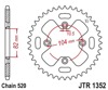 Steel Rear Sprocket - 40 Tooth 520 - For 1986 Honda ATC350X