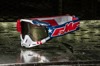 FMF PowerBomb US of A Goggles Clear Lens - Clear lens goggles with USA graphic