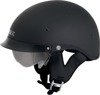 FX-200 Street Half Helmet Matte Black Small